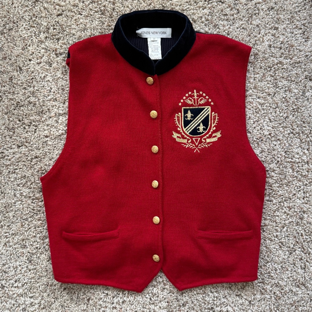 Vintage Jones New York Vest Medium